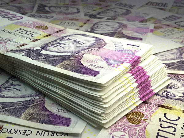 Crafting Captivating Headlines: Your awesome post title goes here Stock Photo Money Czech Republic Czech Koruna Bills Czk Banknotes 1000 Business
